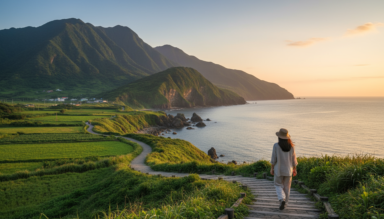 環島慢旅：用步調看見綠島的山稜、岩洞與田園風光